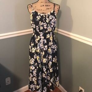 Floral A-line Dress